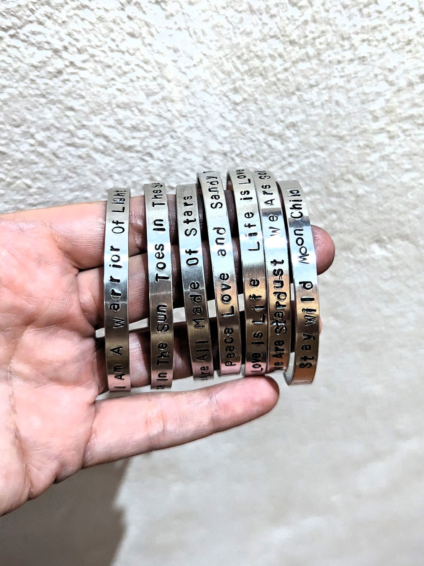 Stamped Wrist Cuff