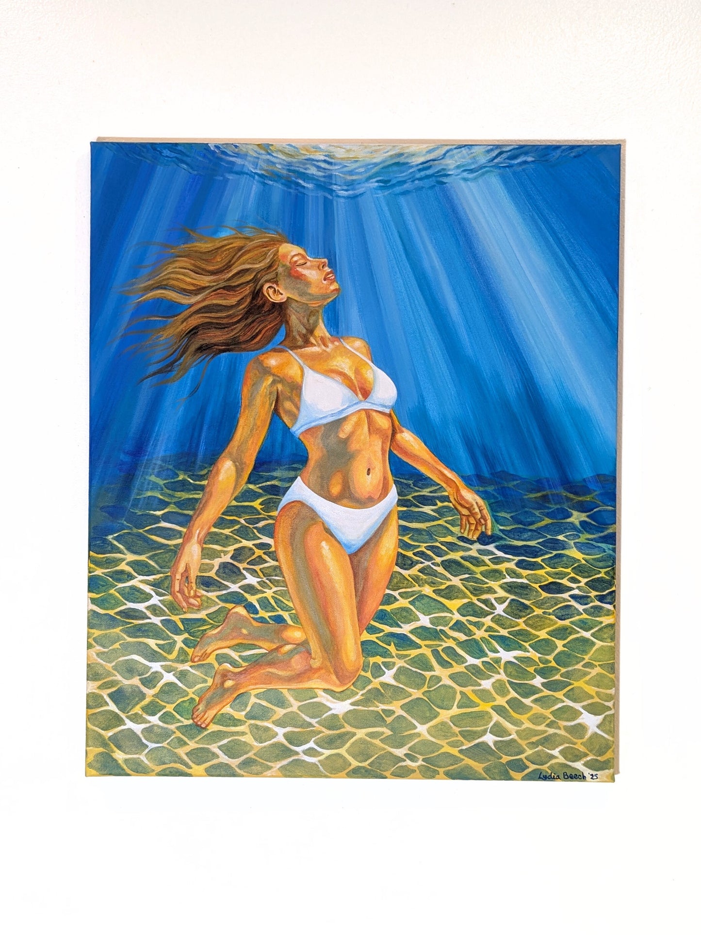 Zahara - Golden Drift - Original Painting