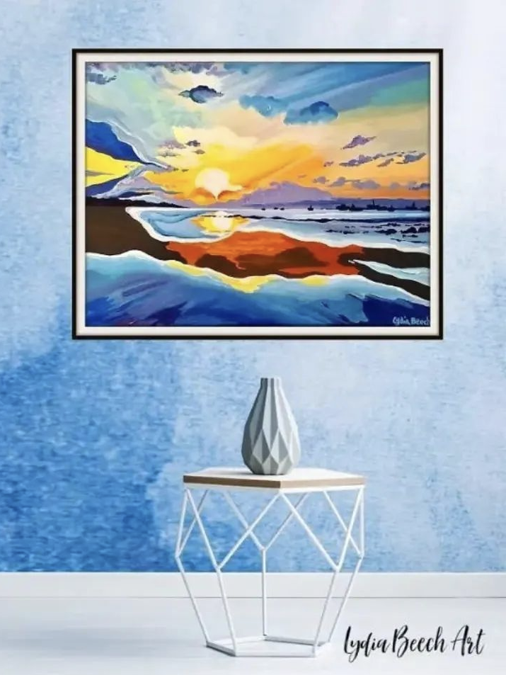 Costa Rica Sunset Serie - Print on Canvas