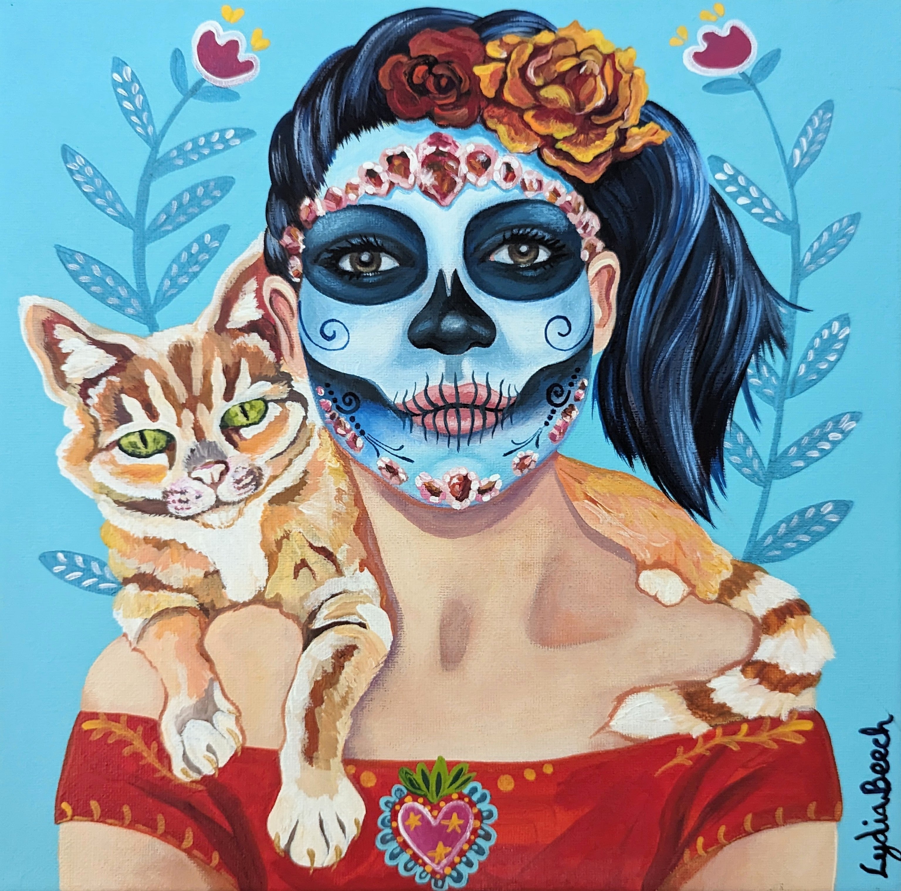 Day of the Dead Serie - Print on Canvas
