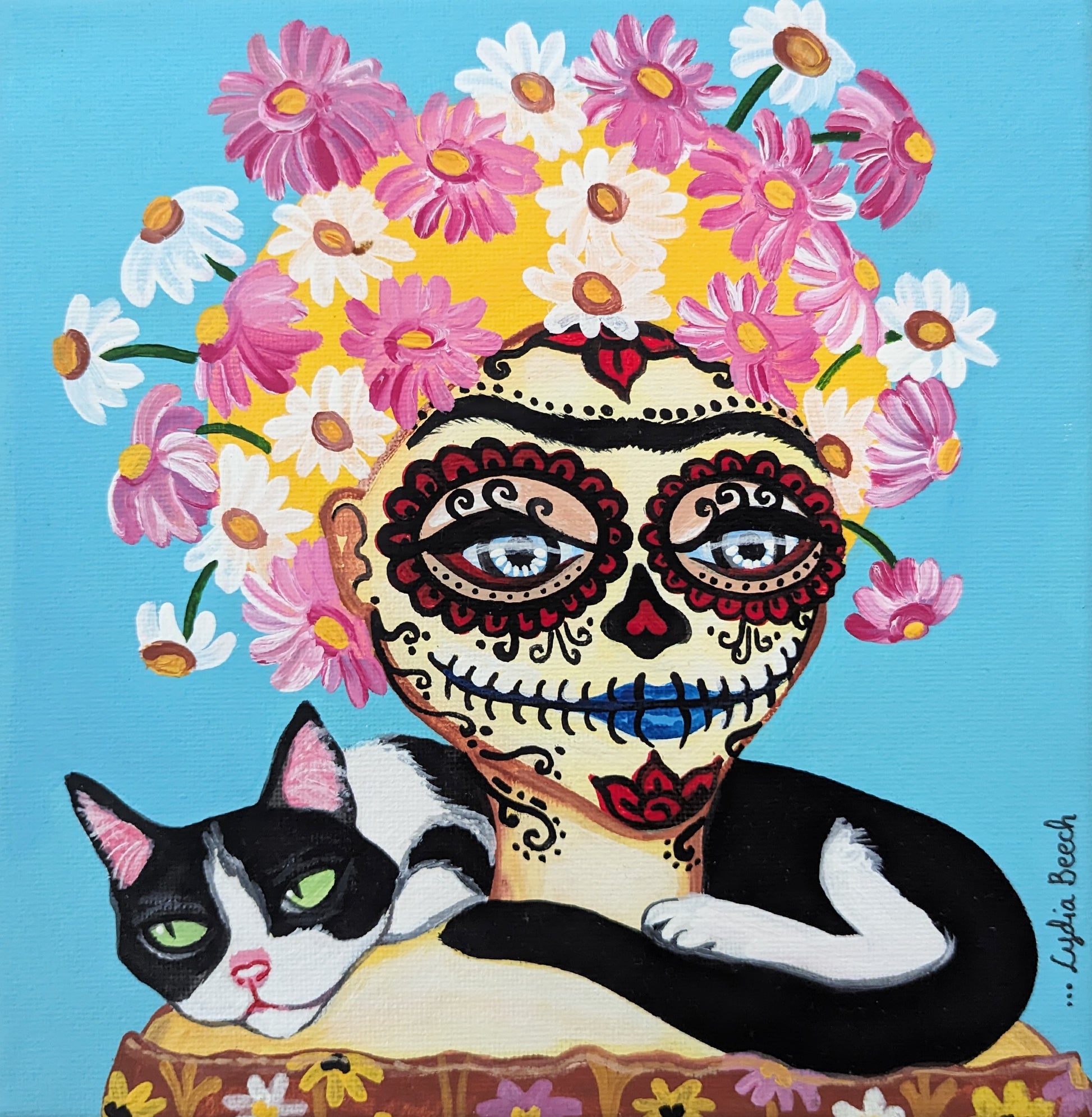 Day of the Dead Serie - Print on Canvas