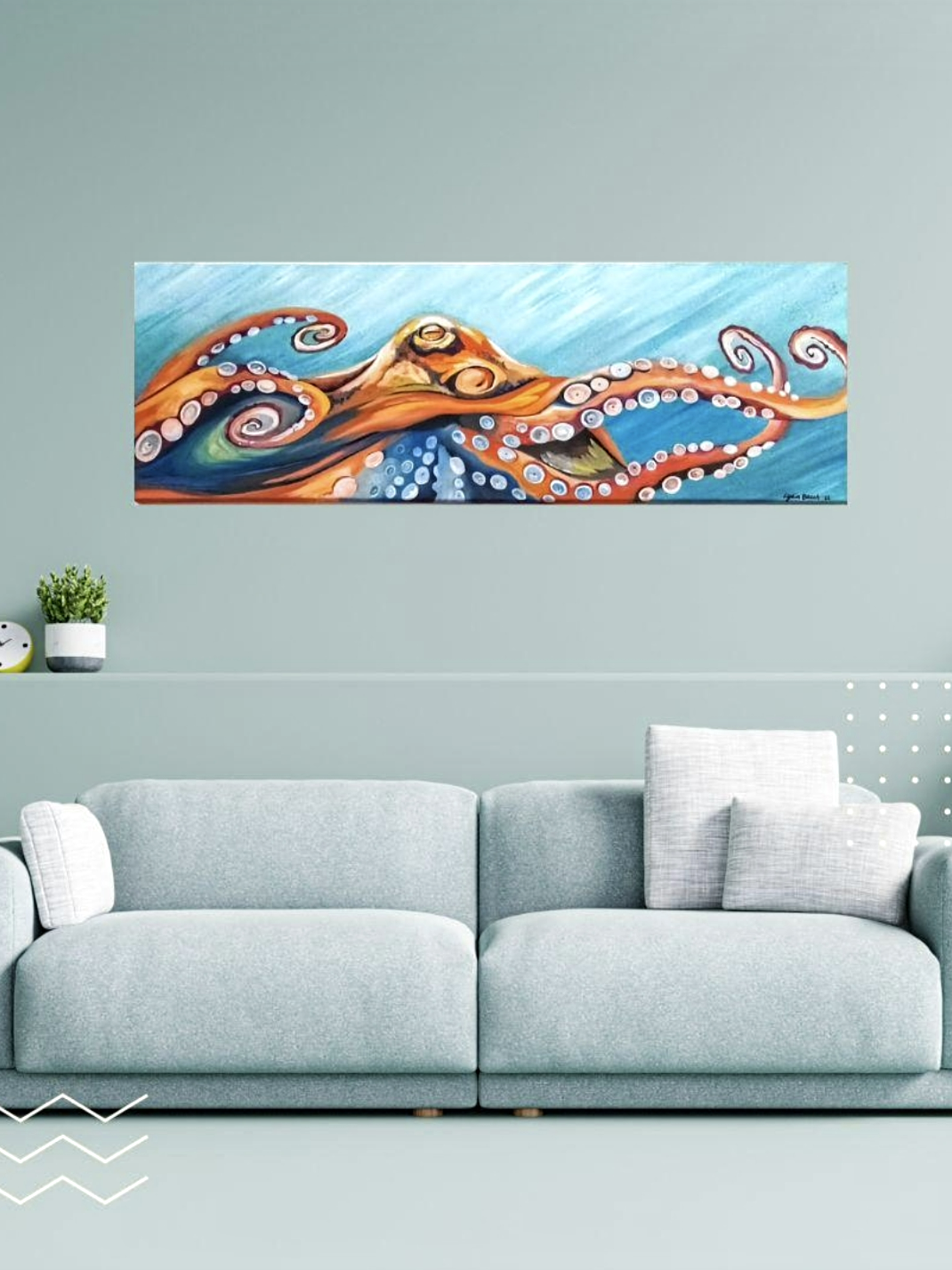 Octopuses Garden - Print on Canvas