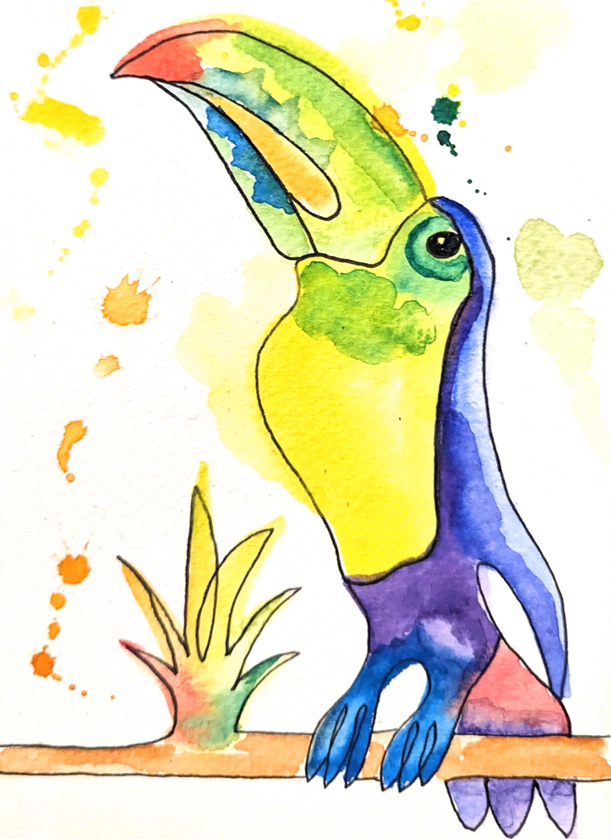 Costa Rica Animal Serie - Watercolor