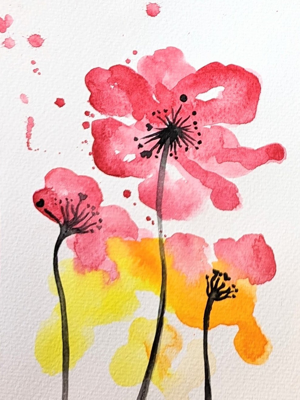 Costa Rica Flora Serie - Watercolor