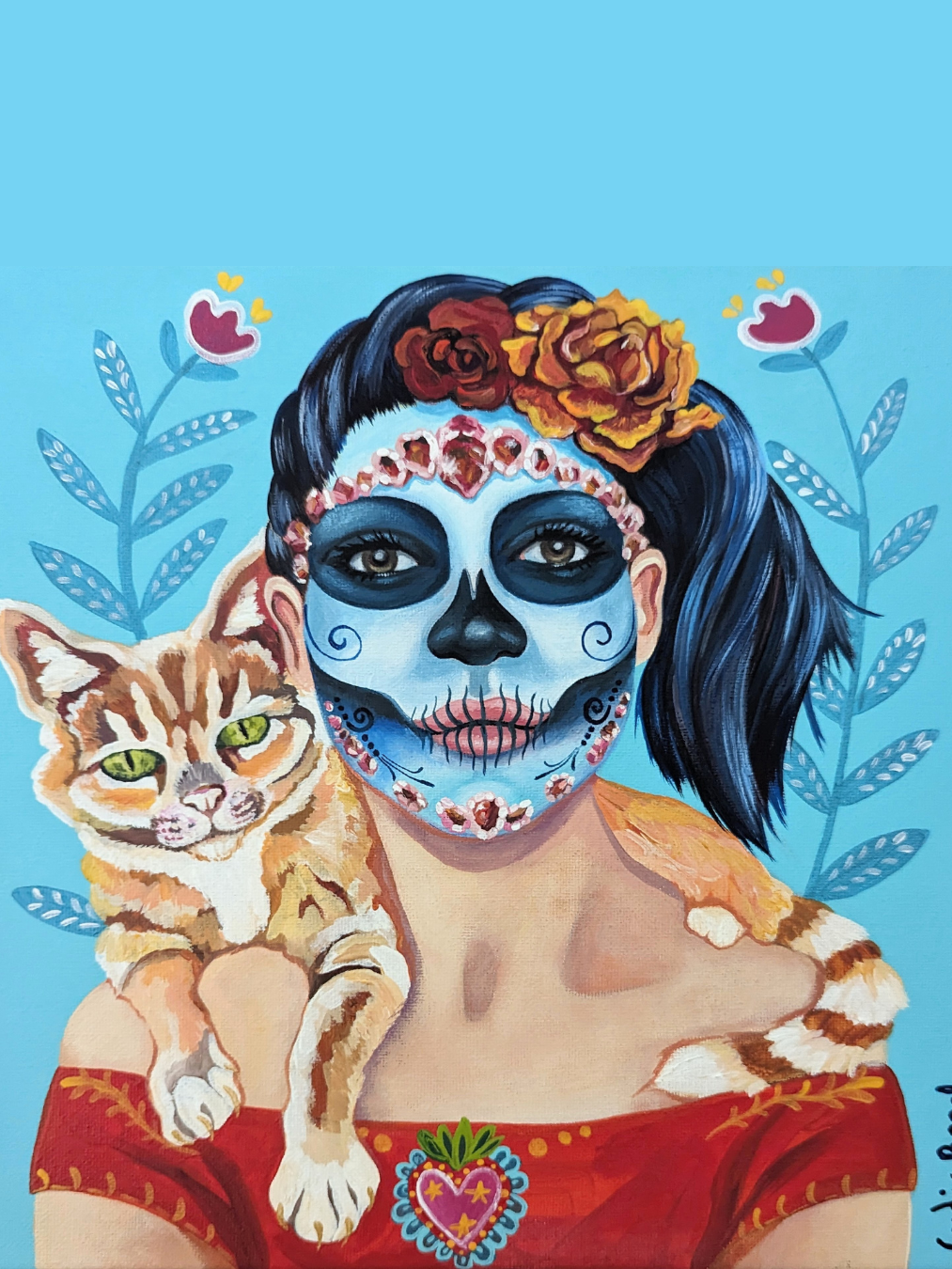 Day of the Dead Serie - Print on Canvas