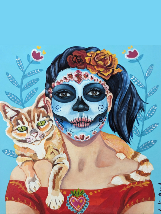 Day of the Dead Serie - Print on Canvas