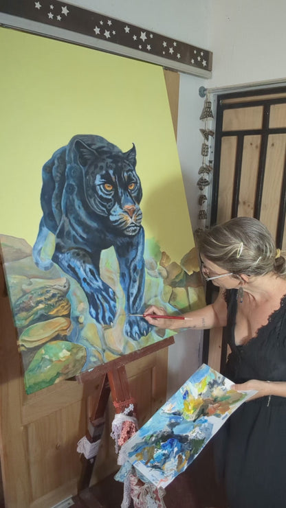 Obsidian King - Original Painting