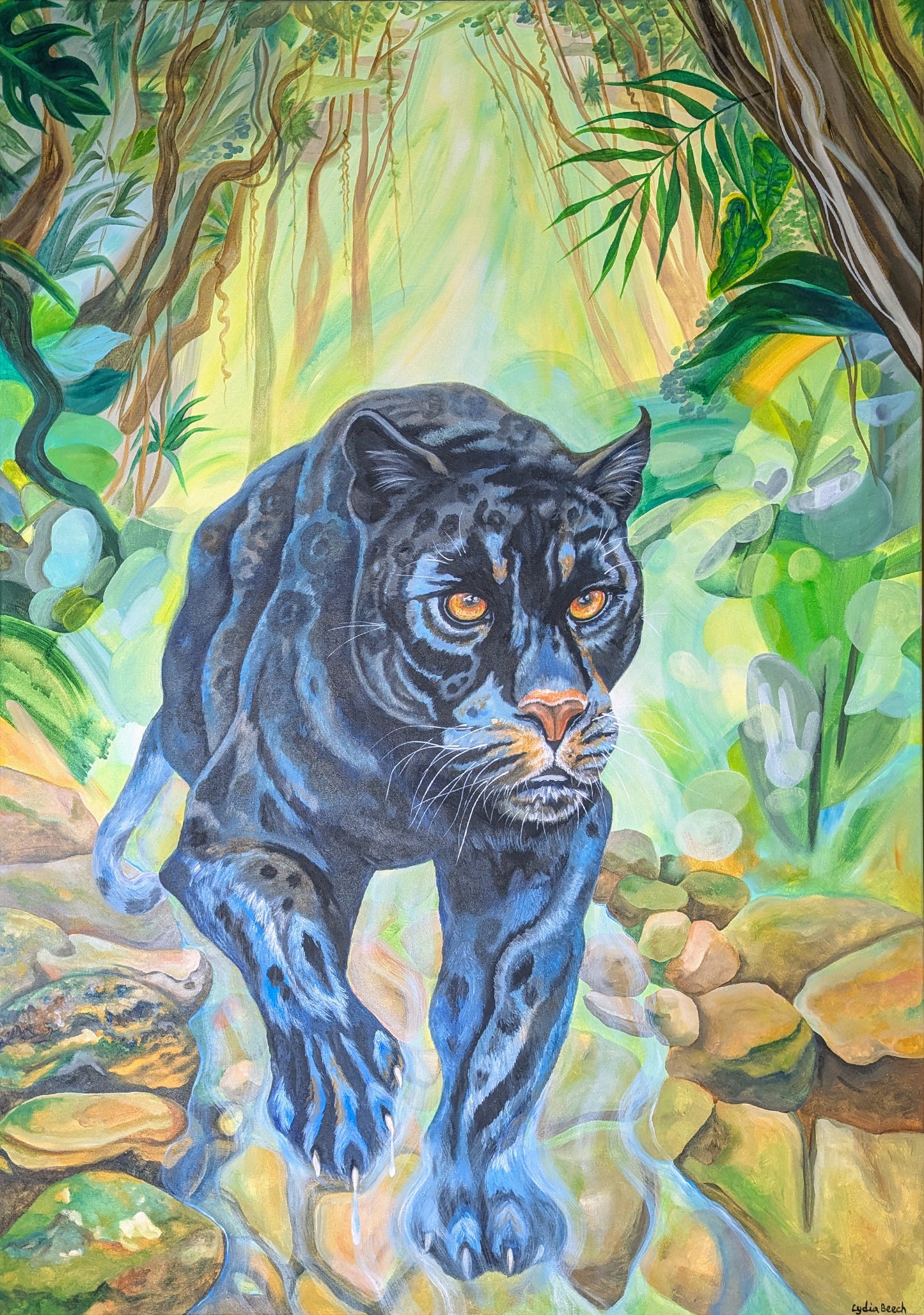 Obsidian King - Original Painting