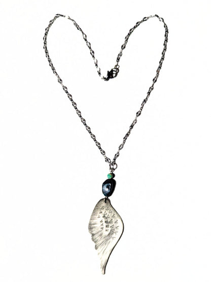 Wings of protection necklace